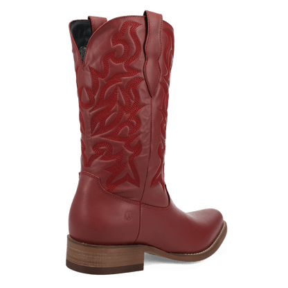 Men's Dingo Young Blood Leather Boot - Red - DI2408-RD