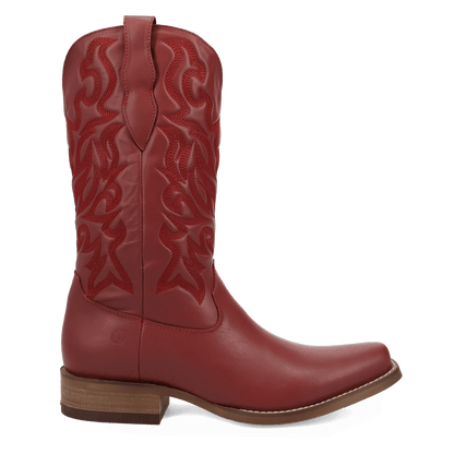 Men's Dingo Young Blood Leather Boot - Red - DI2408-RD
