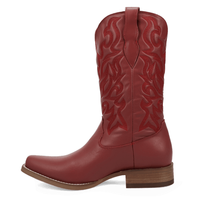 Men's Dingo Young Blood Leather Boot - Red - DI2408-RD