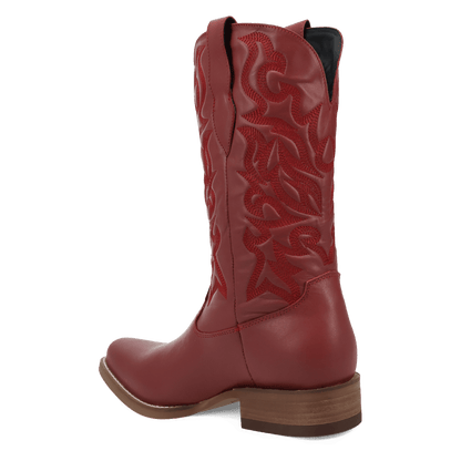 Men's Dingo Young Blood Leather Boot - Red - DI2408-RD