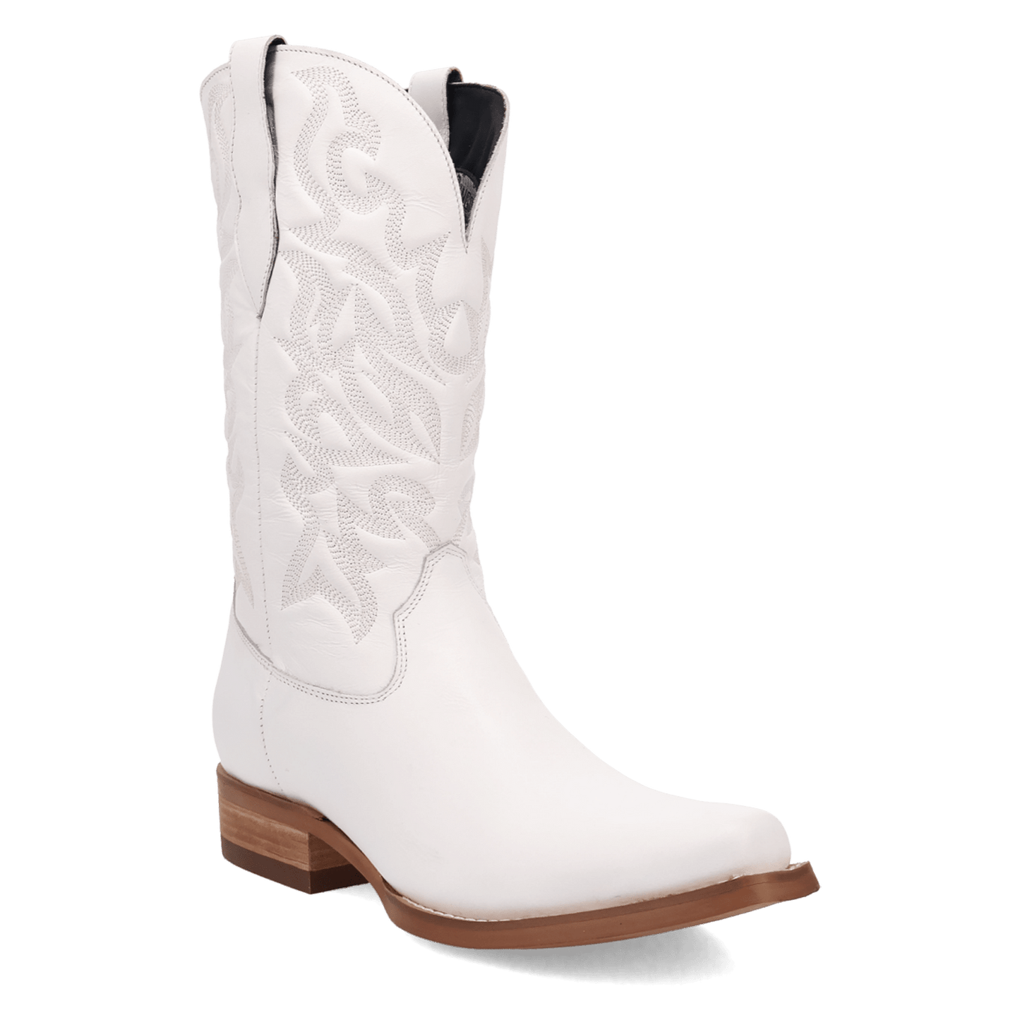 Men's Dingo Young Blood Leather Boot - White - DI2408-WH