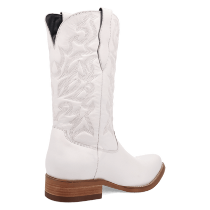Men's Dingo Young Blood Leather Boot - White - DI2408-WH