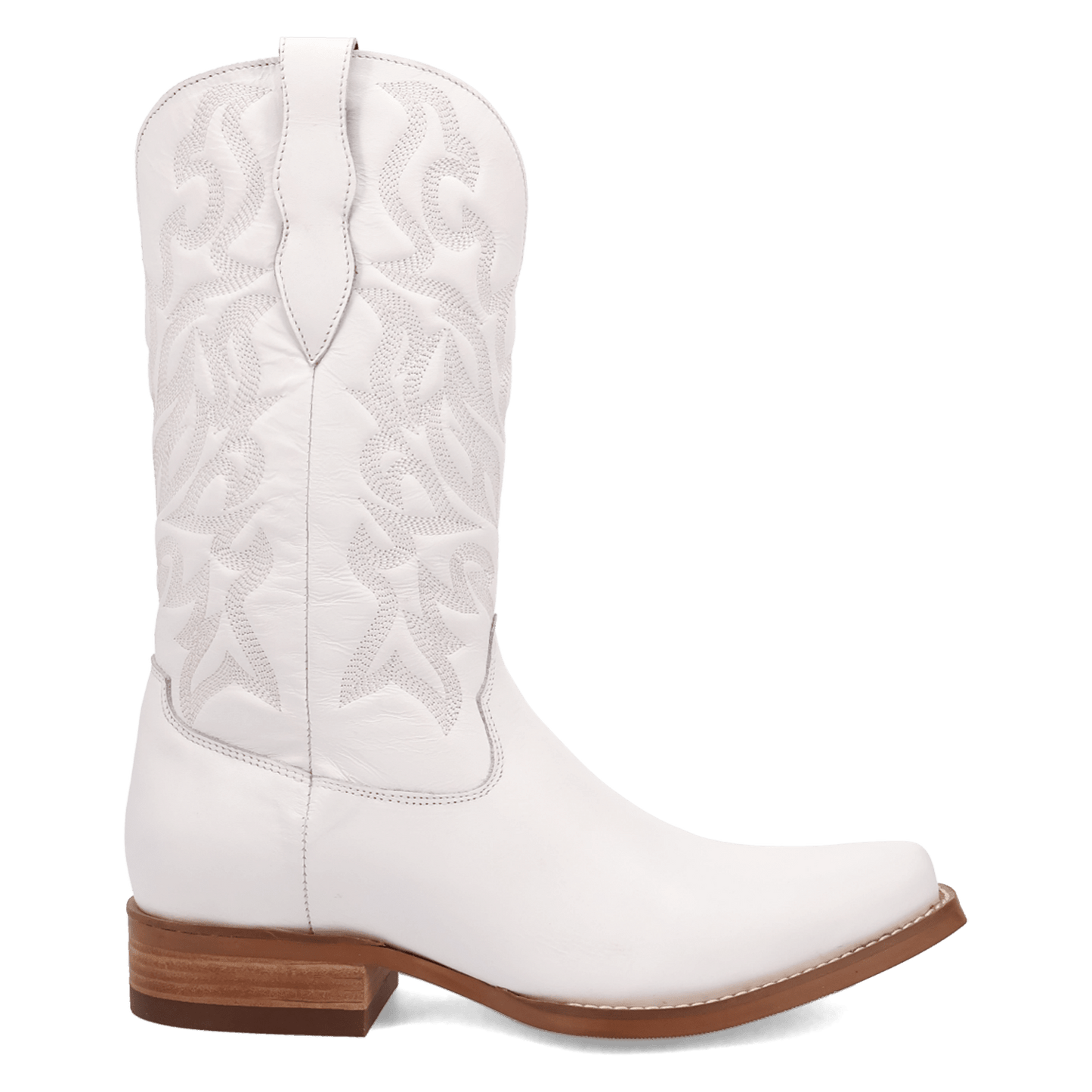 Men's Dingo Young Blood Leather Boot - White - DI2408-WH