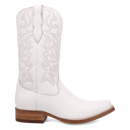 Men's Dingo Young Blood Leather Boot - White - DI2408-WH