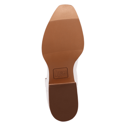 Men's Dingo Young Blood Leather Boot - White - DI2408-WH