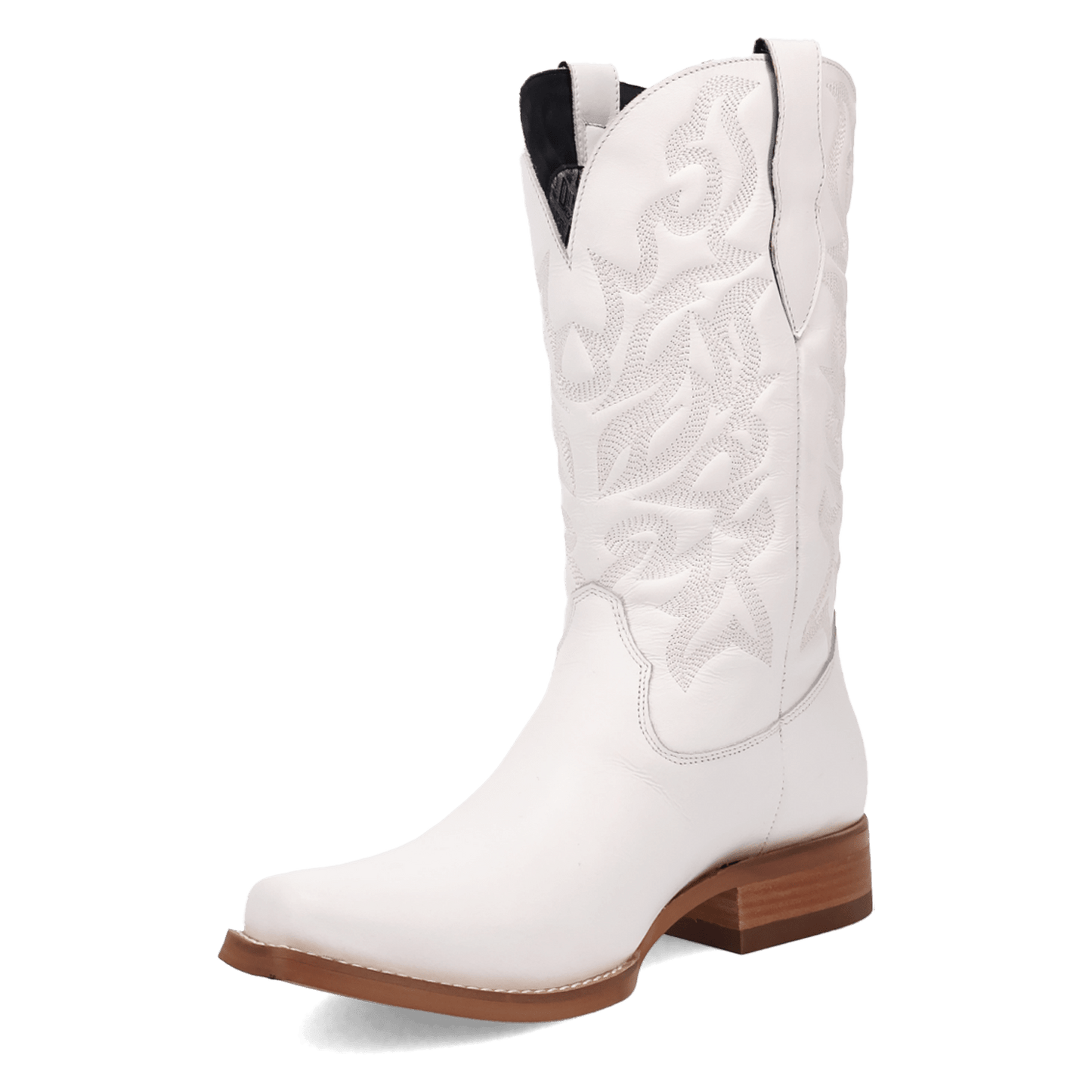Men's Dingo Young Blood Leather Boot - White - DI2408-WH