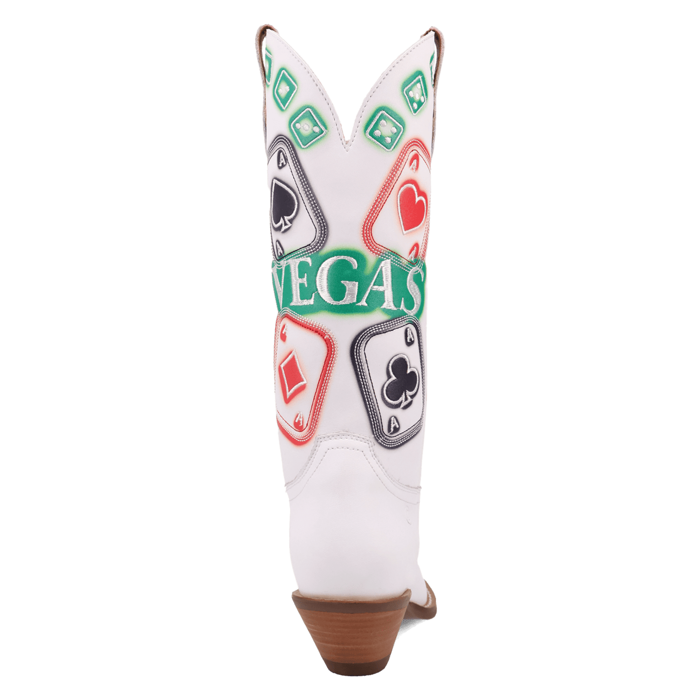 Women's Dingo Vegas Leather Boot - White - DI2420-WH