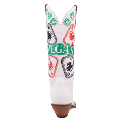 Women's Dingo Vegas Leather Boot - White - DI2420-WH