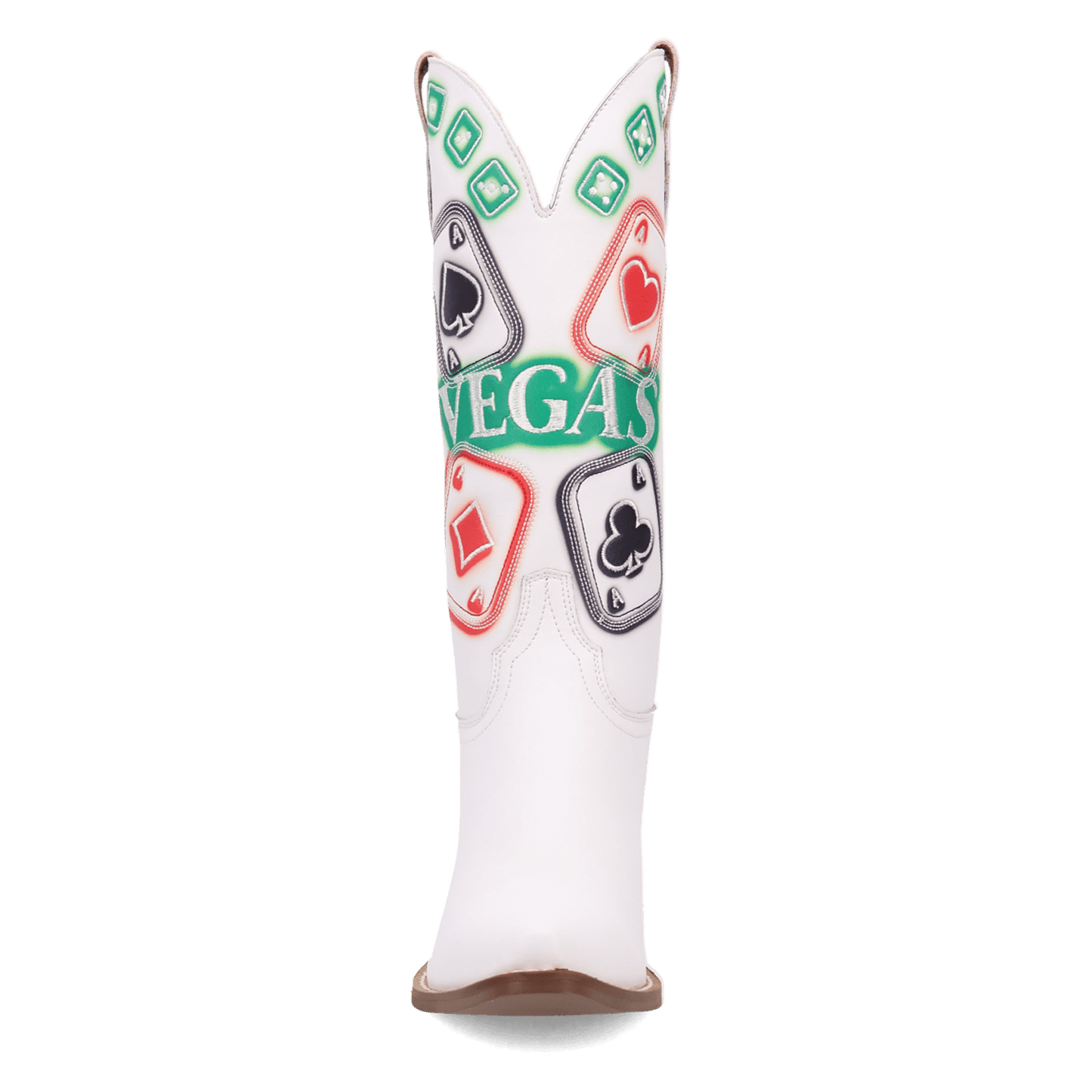 Women's Dingo Vegas Leather Boot - White - DI2420-WH