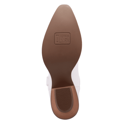 Women's Dingo Vegas Leather Boot - White - DI2420-WH