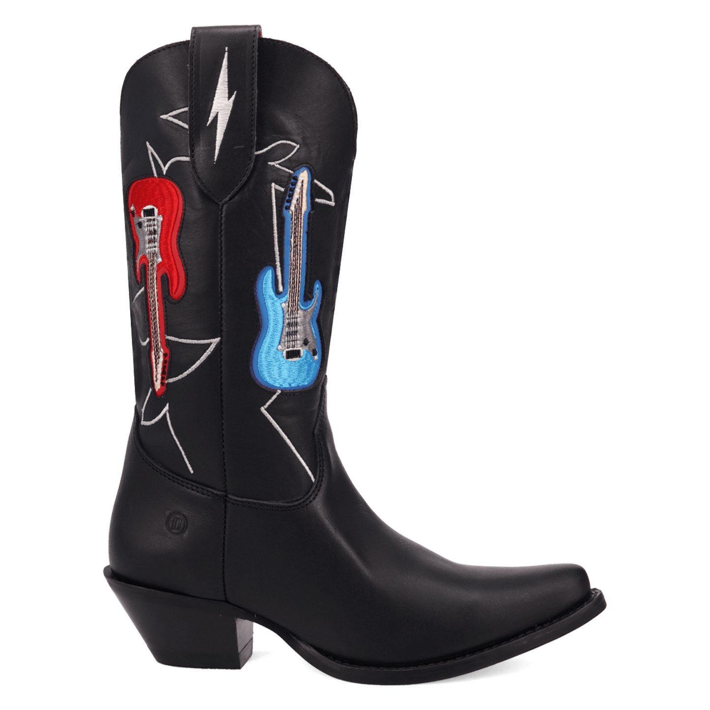 Women's Dingo Jukebox Leather Boot - Black - DI2421-BK