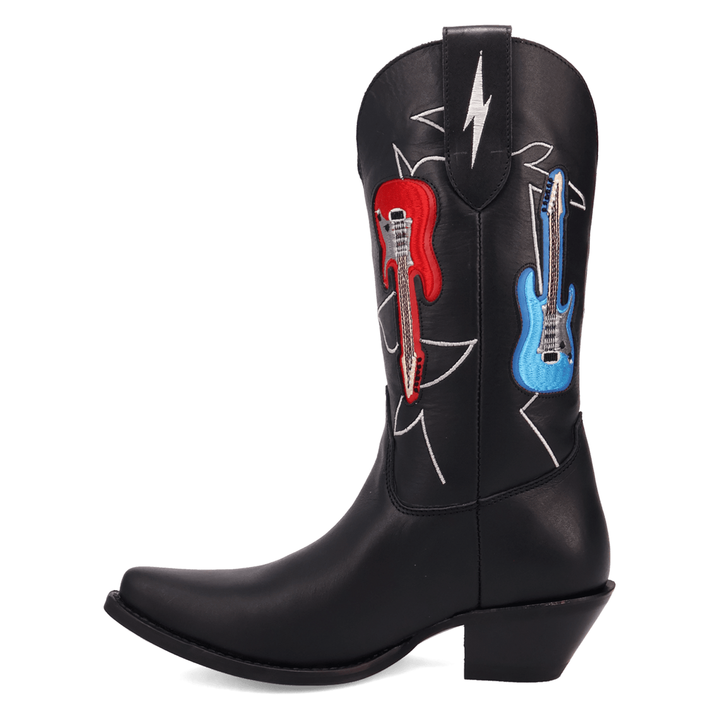 Women's Dingo Jukebox Leather Boot - Black - DI2421-BK
