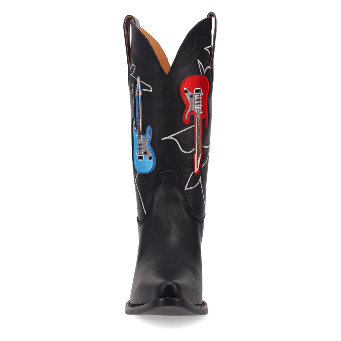 Women's Dingo Jukebox Leather Boot - Black - DI2421-BK