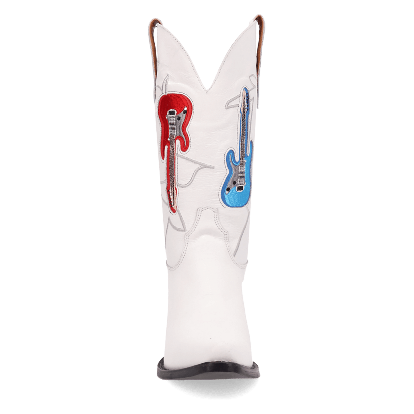 Women's Dingo Jukebox Leather Boot - White - DI2421-WH