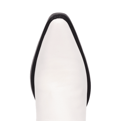 Women's Dingo Jukebox Leather Boot - White - DI2421-WH
