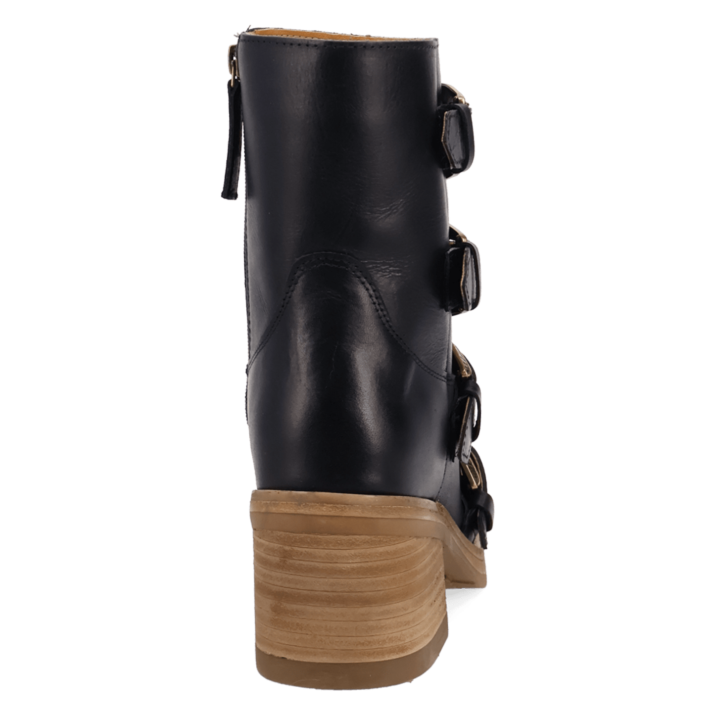 Women's Dingo Topanga Leather Bootie - Black - DI2466-BK
