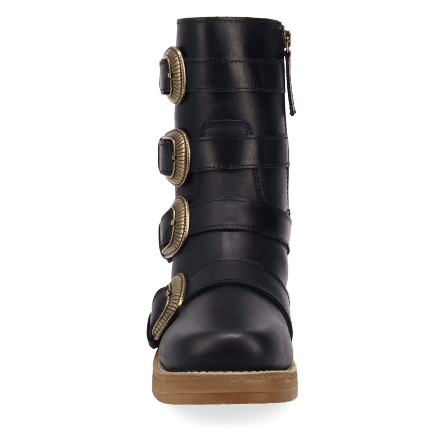 Women's Dingo Topanga Leather Bootie - Black - DI2466-BK