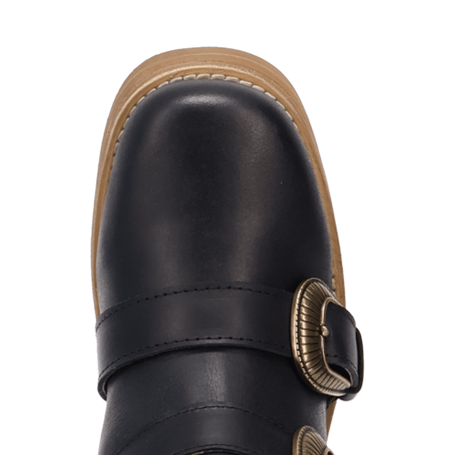 Women's Dingo Topanga Leather Bootie - Black - DI2466-BK