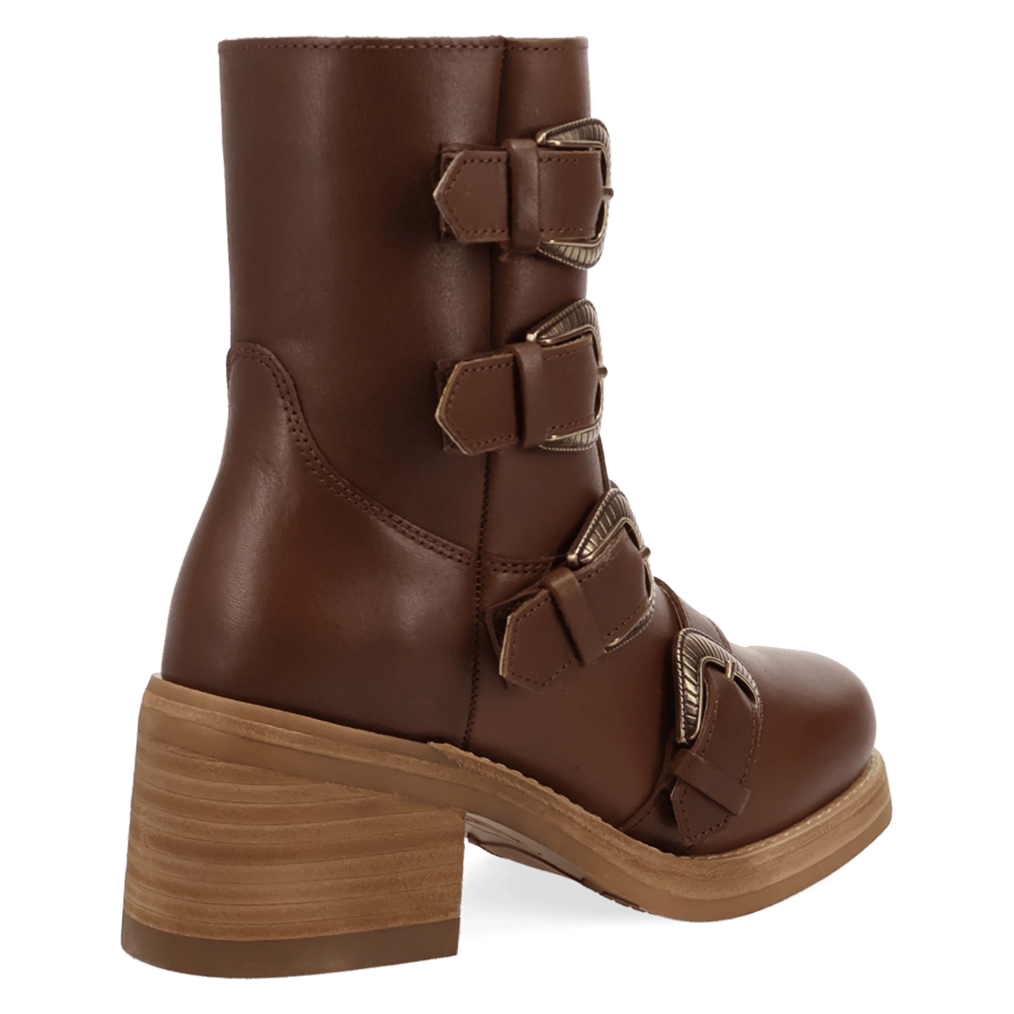 Women's Dingo Topanga Leather Bootie - Brown - DI2466-BN