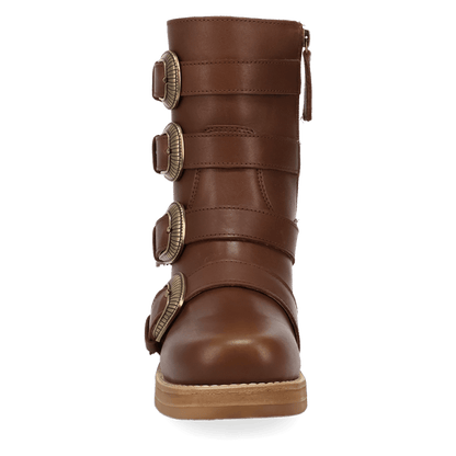 Women's Dingo Topanga Leather Bootie - Brown - DI2466-BN
