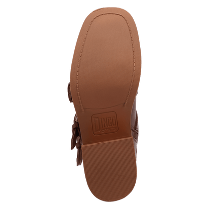 Women's Dingo Topanga Leather Bootie - Brown - DI2466-BN
