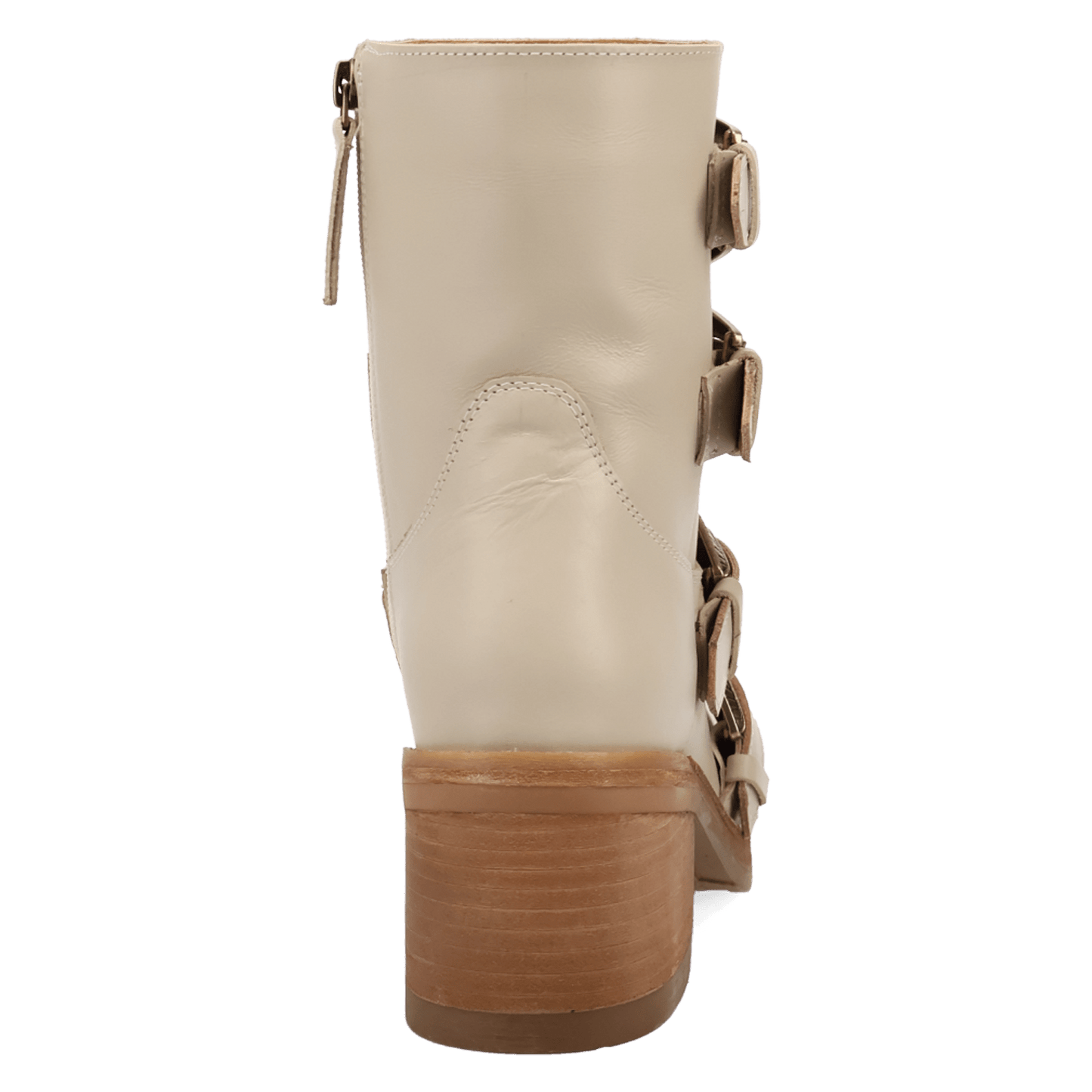 Women's Dingo Topanga Leather Bootie - White - DI2466-WH15