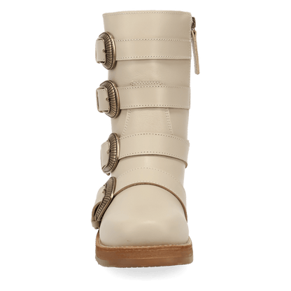 Women's Dingo Topanga Leather Bootie - White - DI2466-WH15