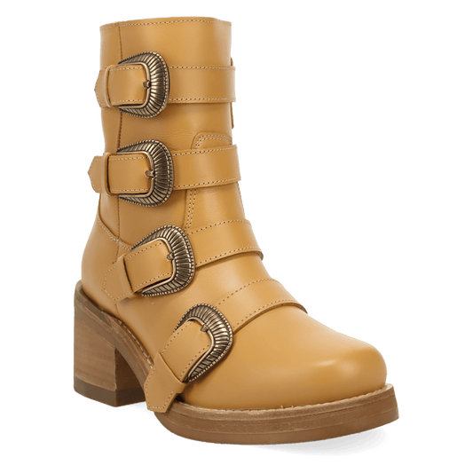 Women's Dingo Topanga Leather Bootie - Plantain - DI2466-YE14