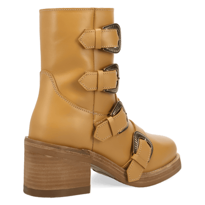 Women's Dingo Topanga Leather Bootie - Plantain - DI2466-YE14