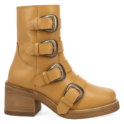 Women's Dingo Topanga Leather Bootie - Plantain - DI2466-YE14