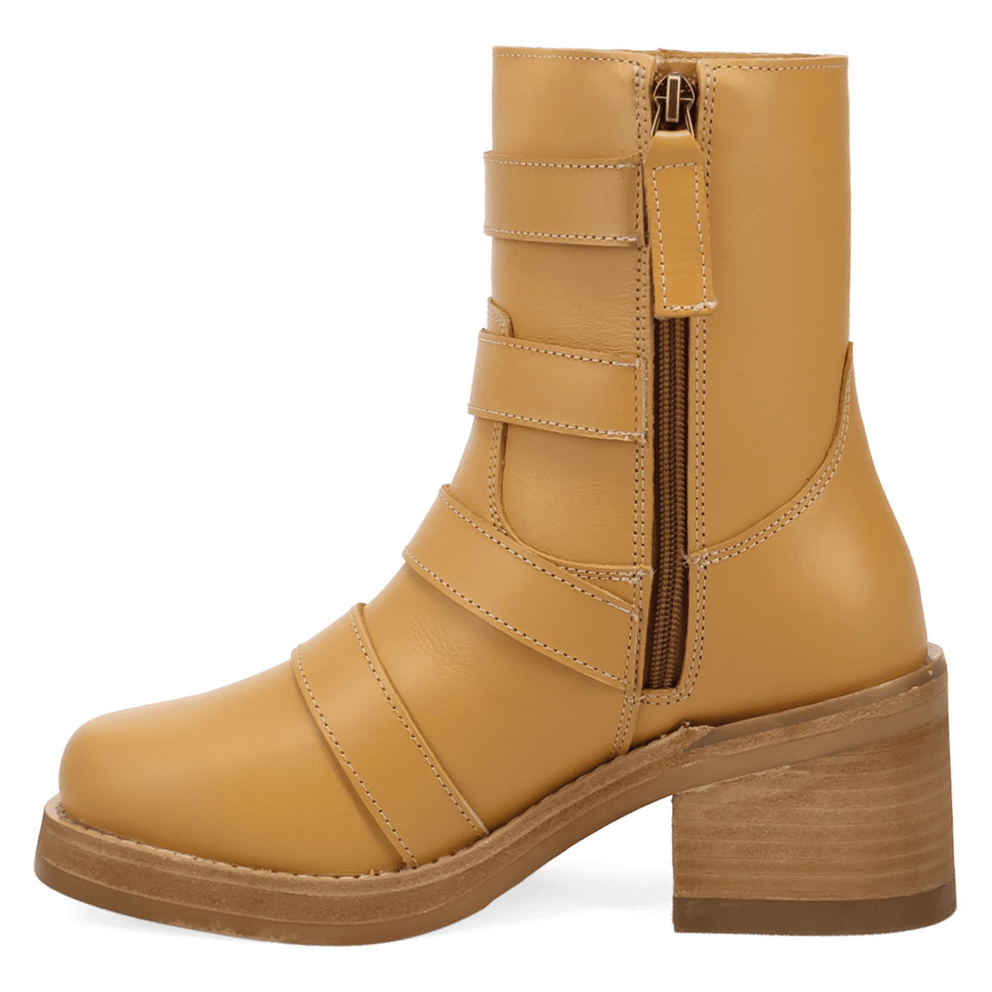 Women's Dingo Topanga Leather Bootie - Plantain - DI2466-YE14