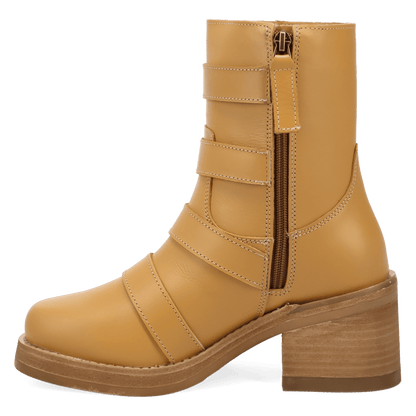 Women's Dingo Topanga Leather Bootie - Plantain - DI2466-YE14