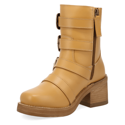 Women's Dingo Topanga Leather Bootie - Plantain - DI2466-YE14