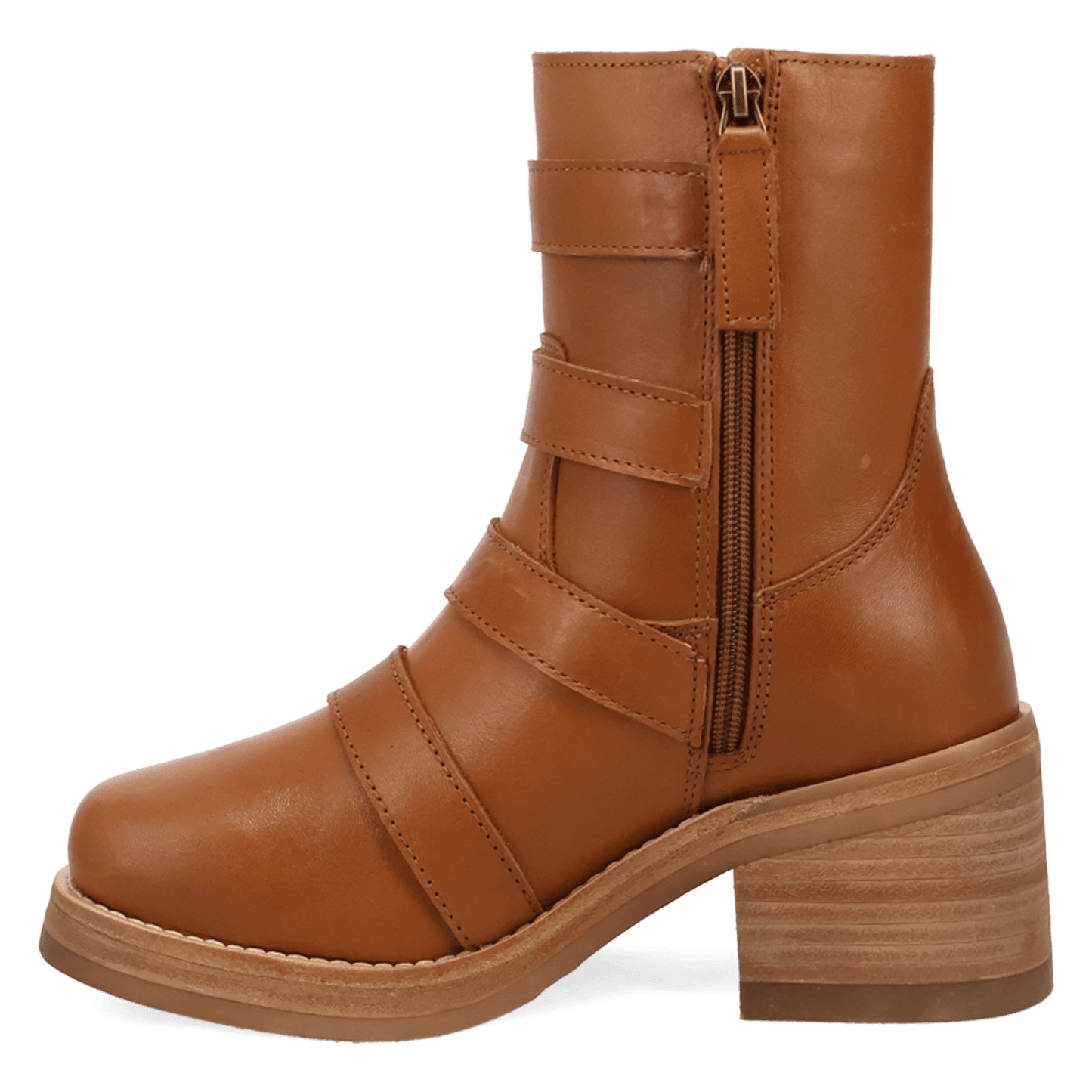 Women's Dingo Topanga Leather Bootie - Brown - DI2466-BN97