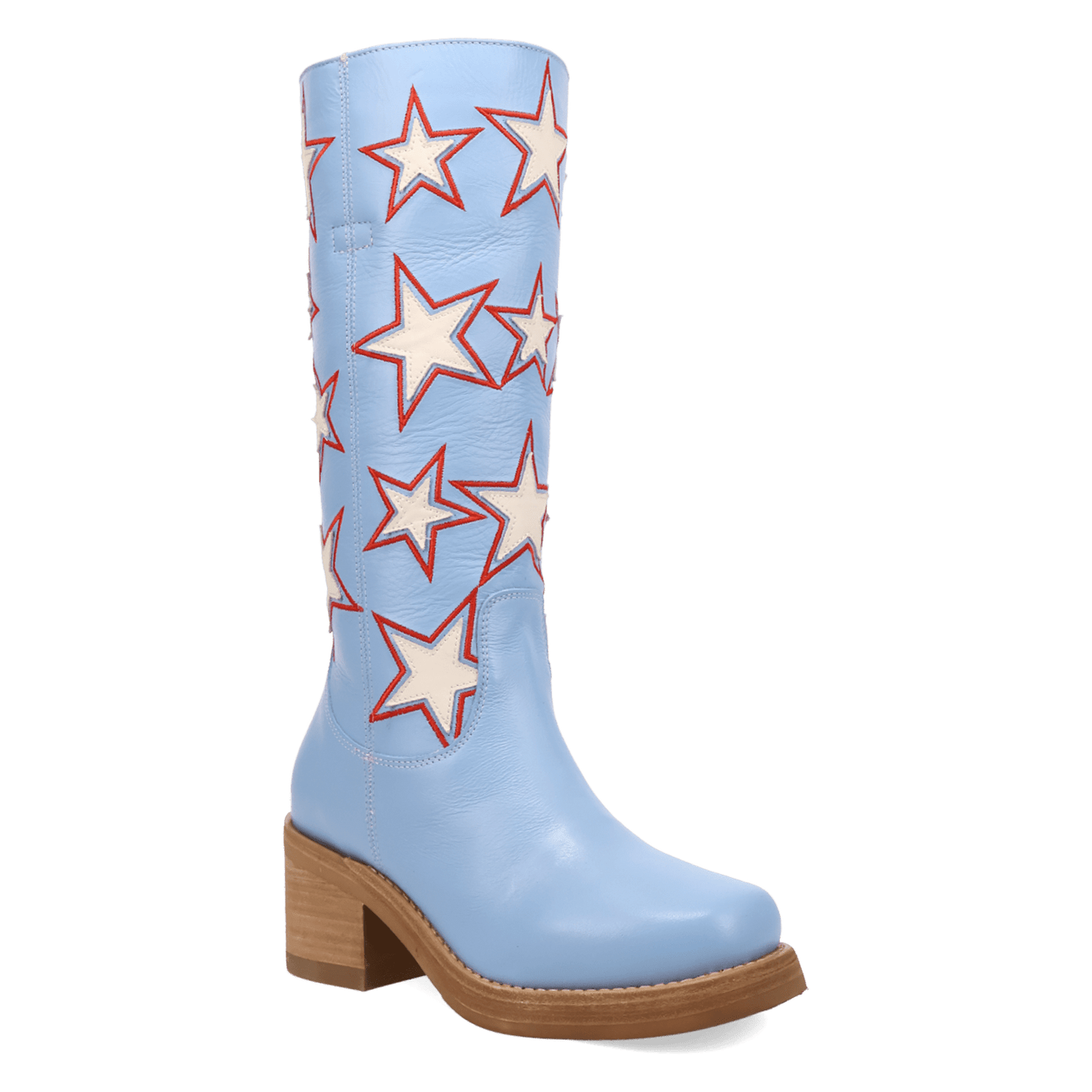 Women's Dingo American Dream Leather Boot - Blue - DI2490-BL