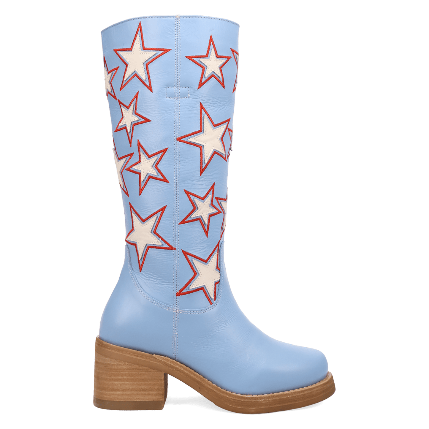 Women's Dingo American Dream Leather Boot - Blue - DI2490-BL