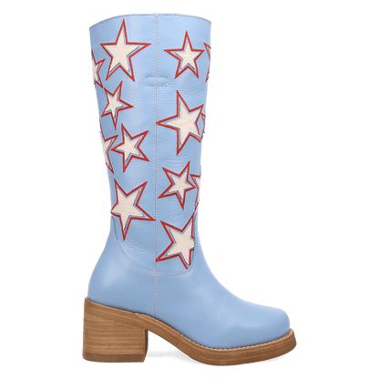Women's Dingo American Dream Leather Boot - Blue - DI2490-BL