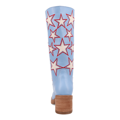 Women's Dingo American Dream Leather Boot - Blue - DI2490-BL