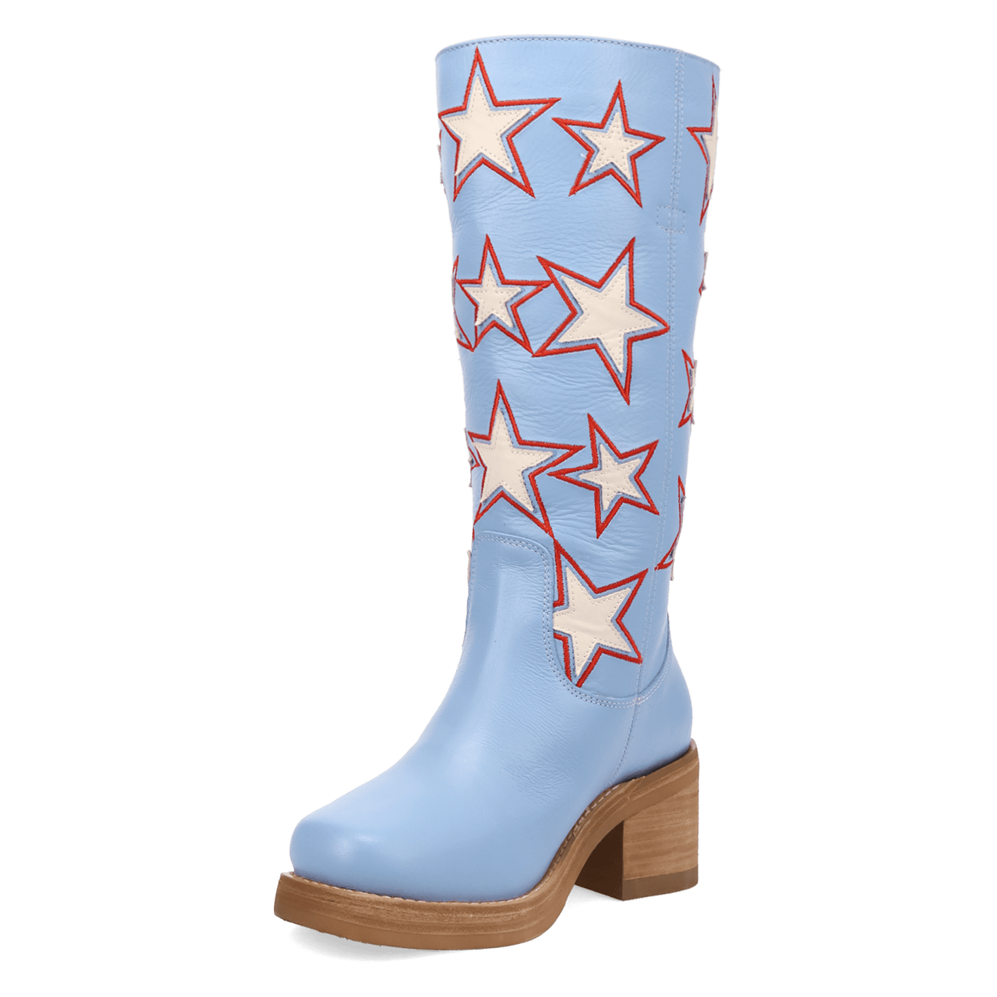 Women's Dingo American Dream Leather Boot - Blue - DI2490-BL