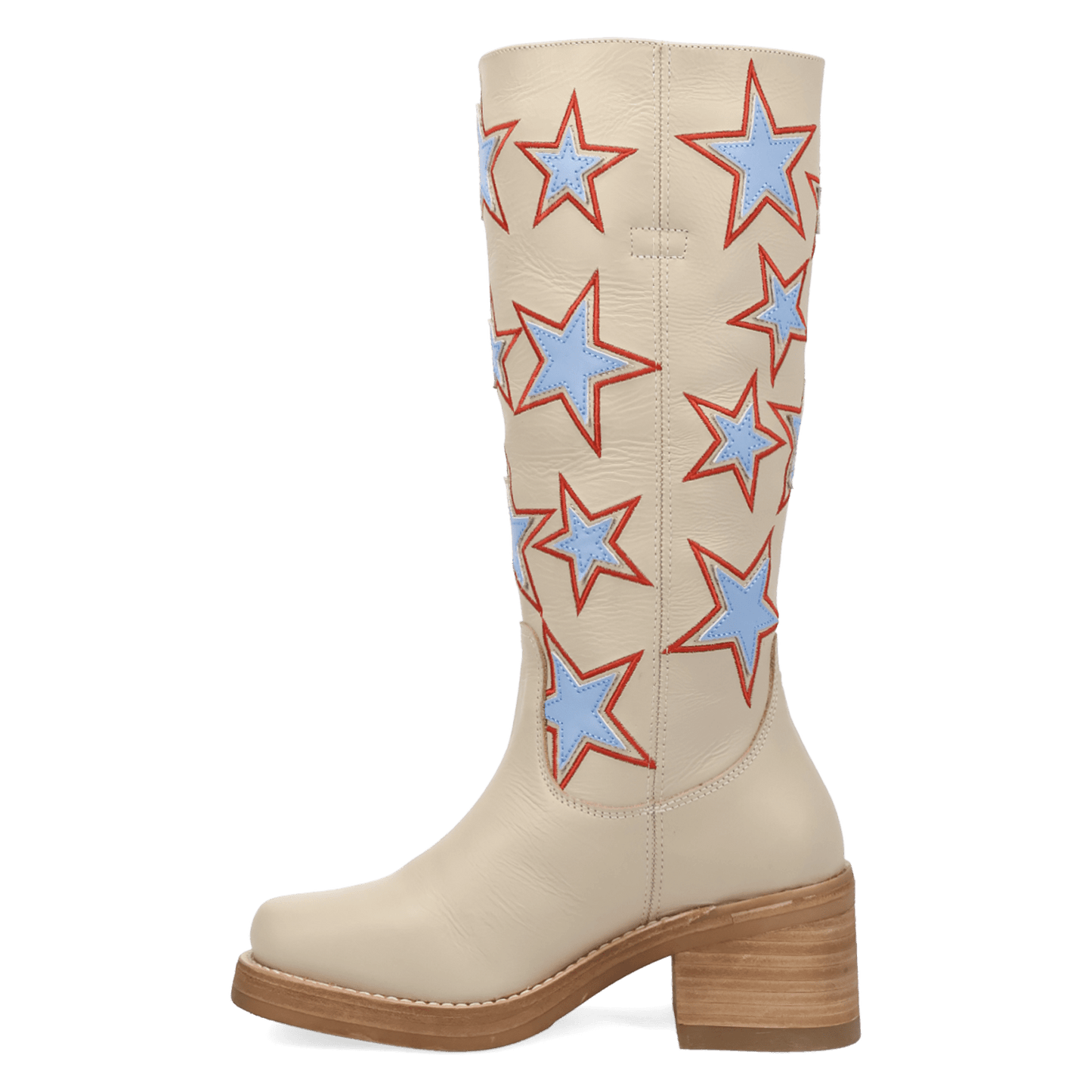 Women's Dingo American Dream Leather Boot - White - DI2490-WH15