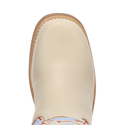 Women's Dingo American Dream Leather Boot - White - DI2490-WH15