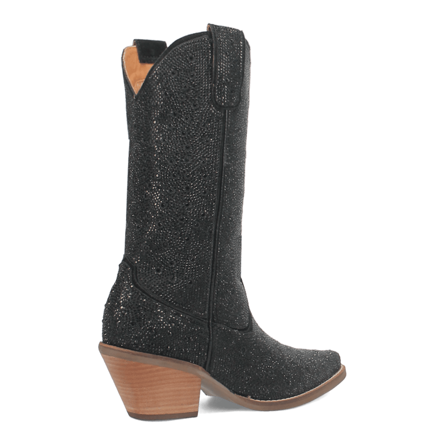 Women's Dingo Silver Dollar Leather Boot - Black - DI570-BK