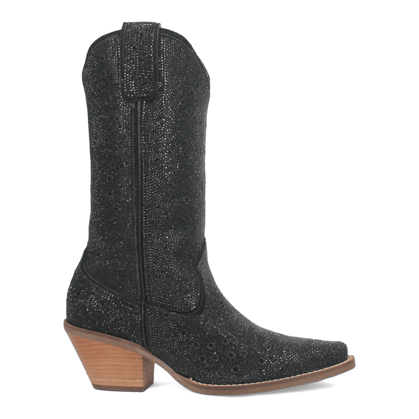 Women's Dingo Silver Dollar Leather Boot - Black - DI570-BK