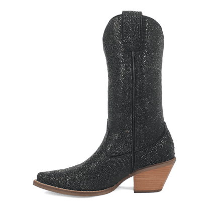 Women's Dingo Silver Dollar Leather Boot - Black - DI570-BK
