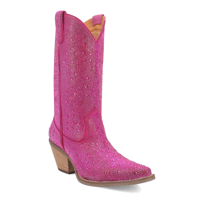 Women's Dingo Silver Dollar Leather Boot - Fuchsia - DI570-PU6
