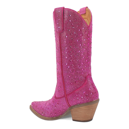 Women's Dingo Silver Dollar Leather Boot - Fuchsia - DI570-PU6
