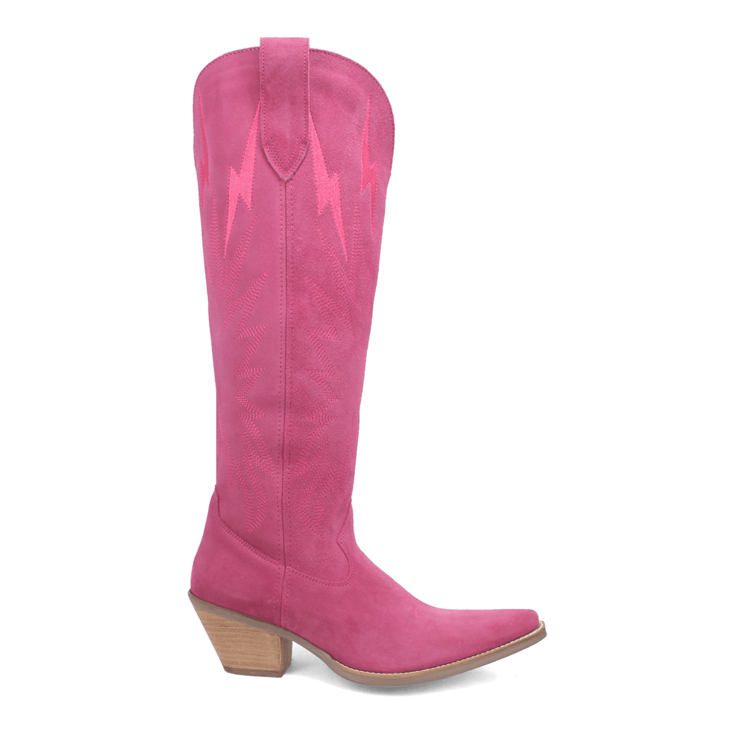 Women's Dingo Thunder Road Leather Boot - Fuchsia - DI597-PU6