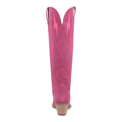 Women's Dingo Thunder Road Leather Boot - Fuchsia - DI597-PU6