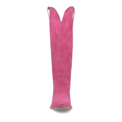 Women's Dingo Thunder Road Leather Boot - Fuchsia - DI597-PU6