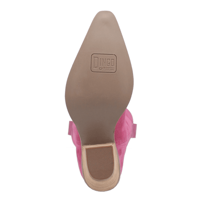 Women's Dingo Thunder Road Leather Boot - Fuchsia - DI597-PU6